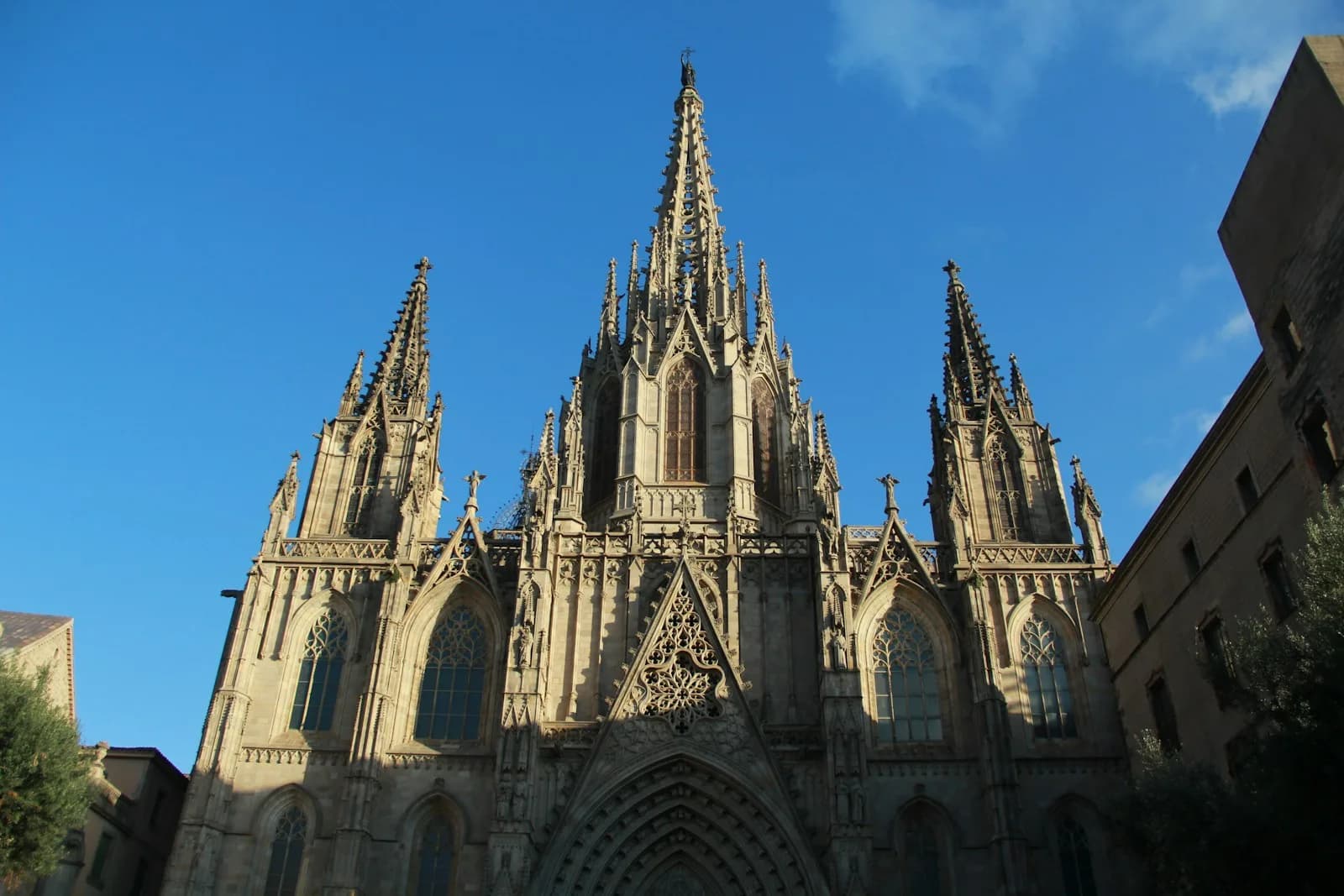 Exterior view of Gaudí’s Crypt at Colònia Güell in Santa Coloma de Cervelló
